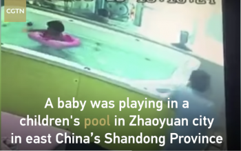 Unattended Child Almost Drowns