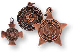 Bronze Medallion & Bronze Cross Combo